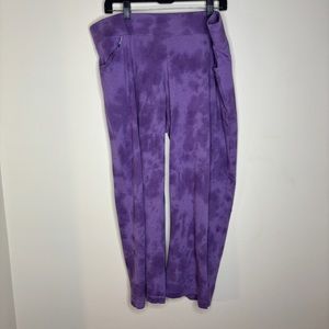 Weekends By Chicos Tie Dye Lounge Pants Purple Size 3